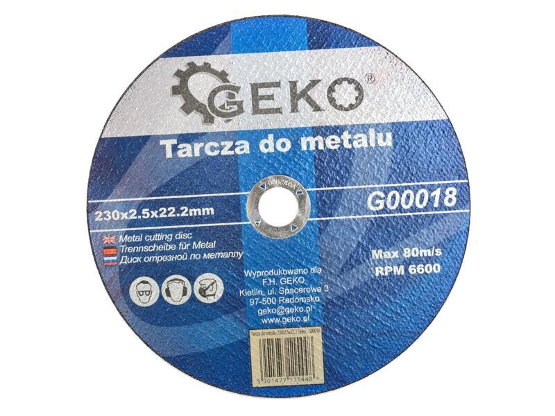 25 Stk. Metallscheibe 230x2,5x22,2 GEKO