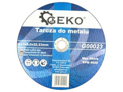 25 Stk. Metallscheibe 230x2,0 GEKO