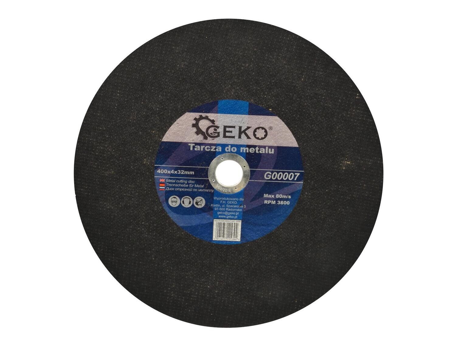 5 Stk. Scheibe für Metall 400x4x32 GEKO