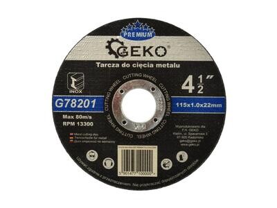 10 Stk. Metalltrennscheibe GEKO PREMIUM 115x1,0 Inox