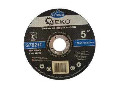 10 Stk. Metalltrennscheibe GEKO PREMIUM 125x1,0 Inox