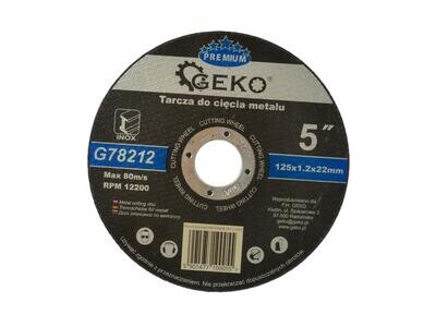 10 Stk. Metalltrennscheibe GEKO PREMIUM 125x1,2 Inox