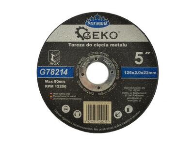 10 Stk. Metalltrennscheibe GEKO PREMIUM 125x2 Inox