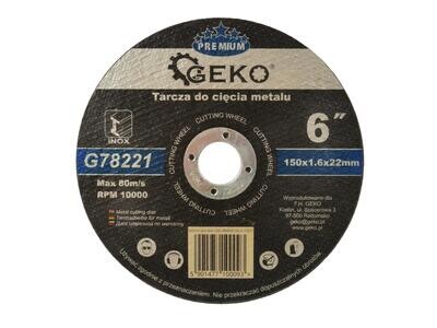 5 Stk. Metalltrennscheibe GEKO PREMIUM 150x1,6 Inox