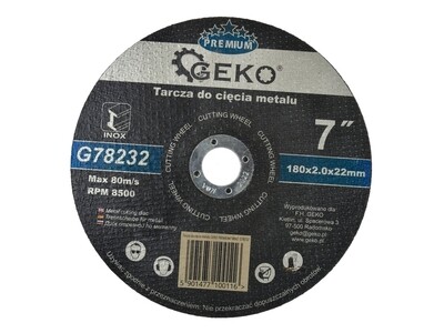 25 Stk. Metalltrennscheibe GEKO PREMIUM 180x2 Inox