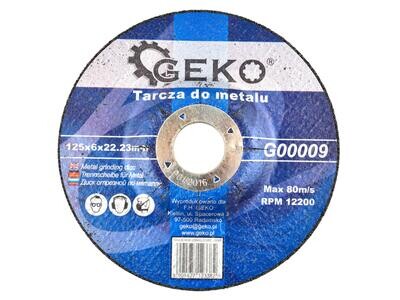 5 Stk. Scheibe für Metall 125x6x22,23 GEKO
