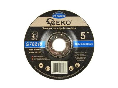 5 Stk. Metall-Schleifscheibe GEKO PREMIUM 125x6 Inox