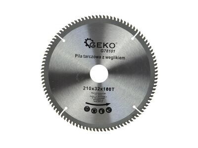 Schild für Aluminium mit Widia 210mmx100Tx32mm + Reduziersatz