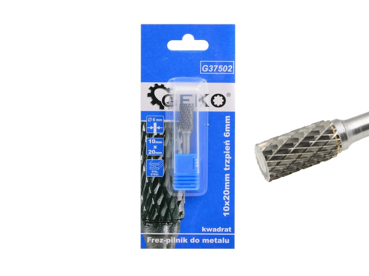 Metallschneiderfeile 10x20mm, Schaft 6mm (quadratisch)