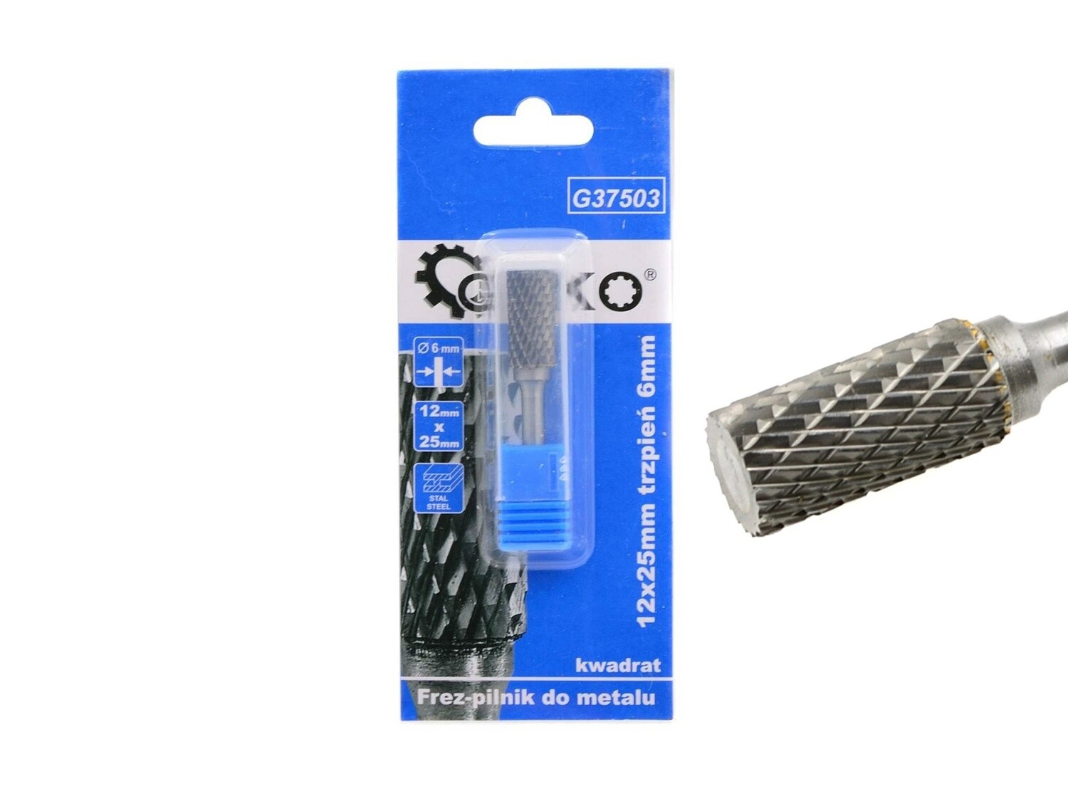 Metallschneiderfeile 12x25mm, Schaft 6mm (quadratisch)
