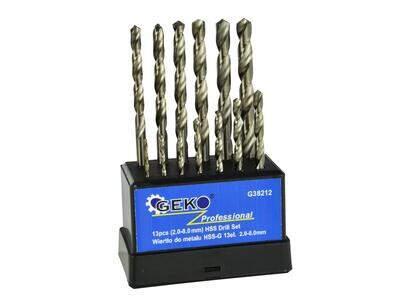 Set Silberbohrer für GEKO Metall 2-8mm / 13St
