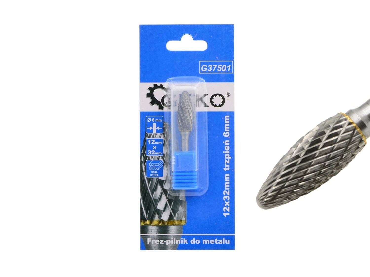 Metallschneiderfeile 12x32mm, Schaft 6mm