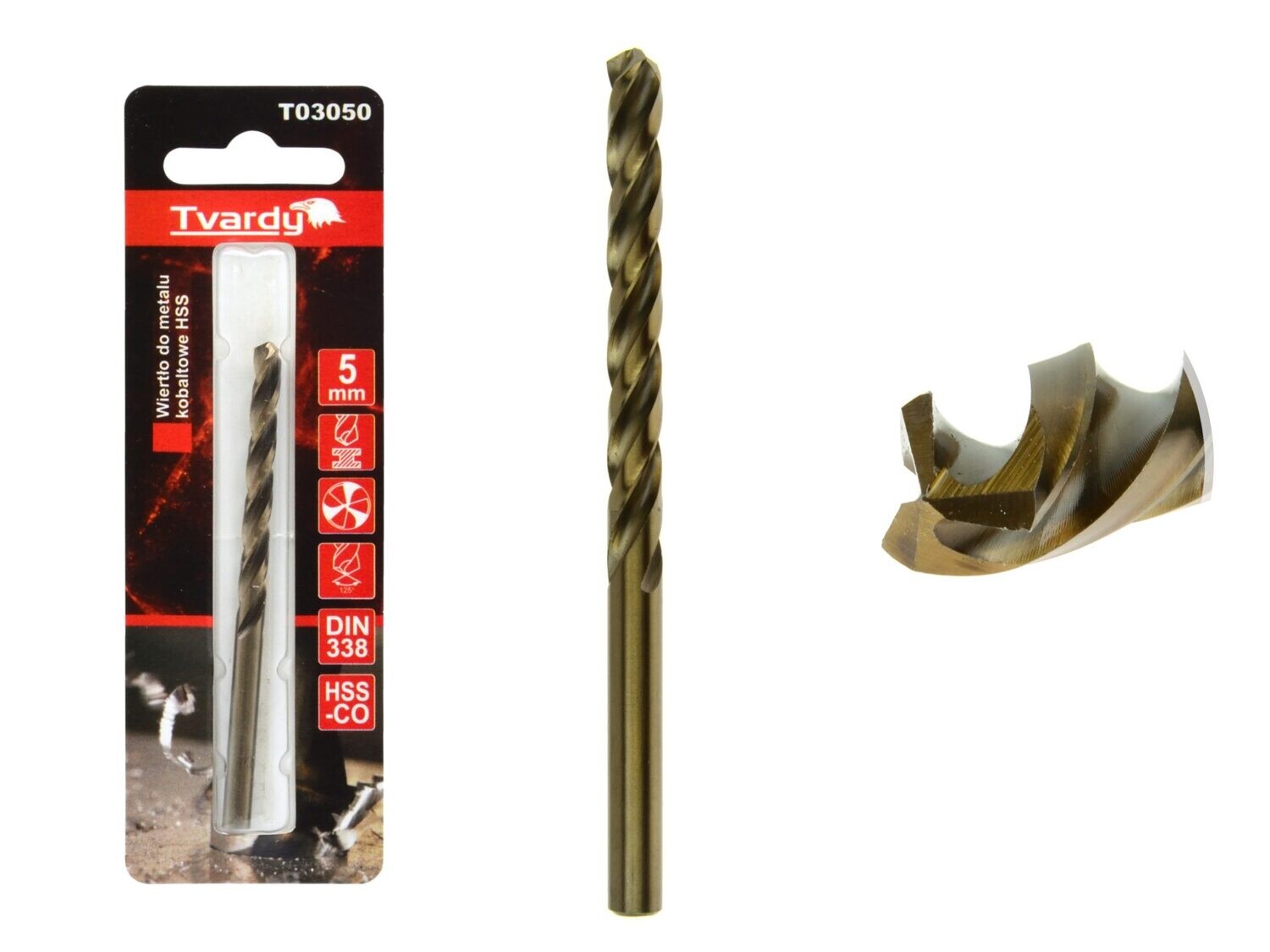 HSS M35 Kobaltmetallbohrer 5 mm