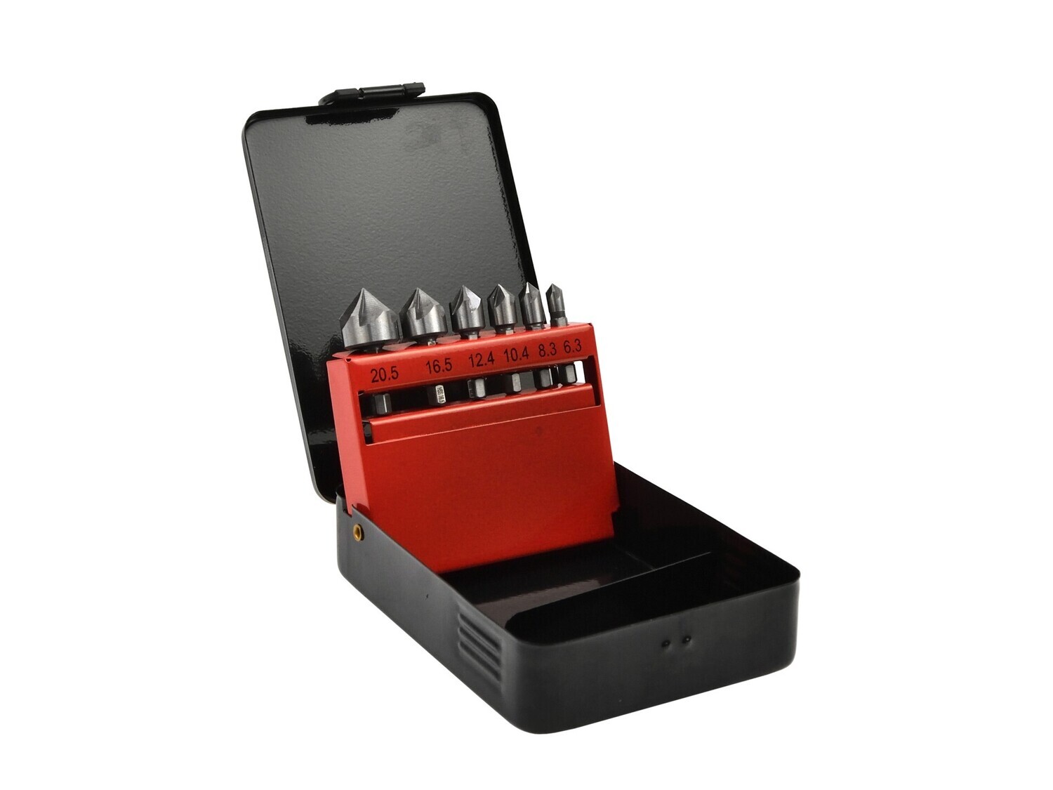 Ein Satz Senker für Metall 6,3-20,5mm 6-tlg. HEX