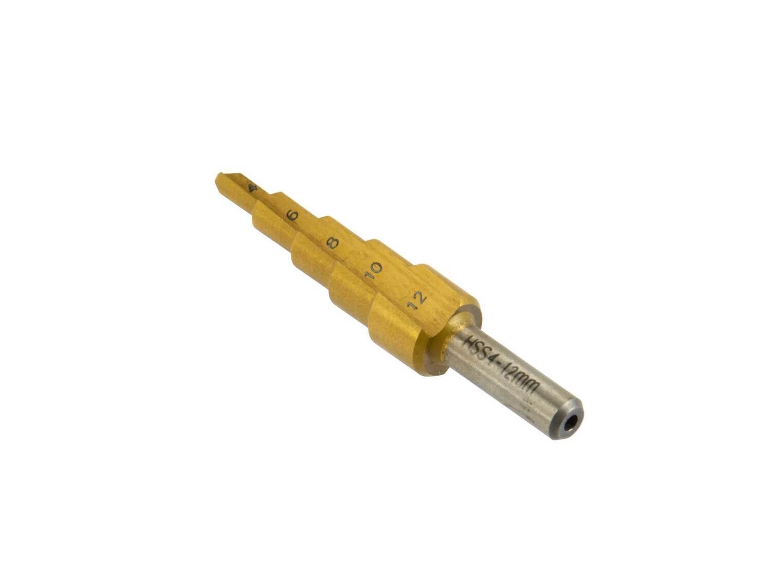 Konischer Bohrer HSS TiN 4-12mm