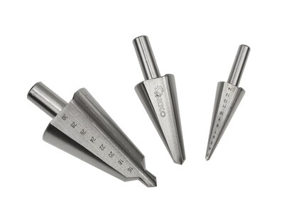 Stufenloses Bohrer-Set 3-tlg. 3-30mm
