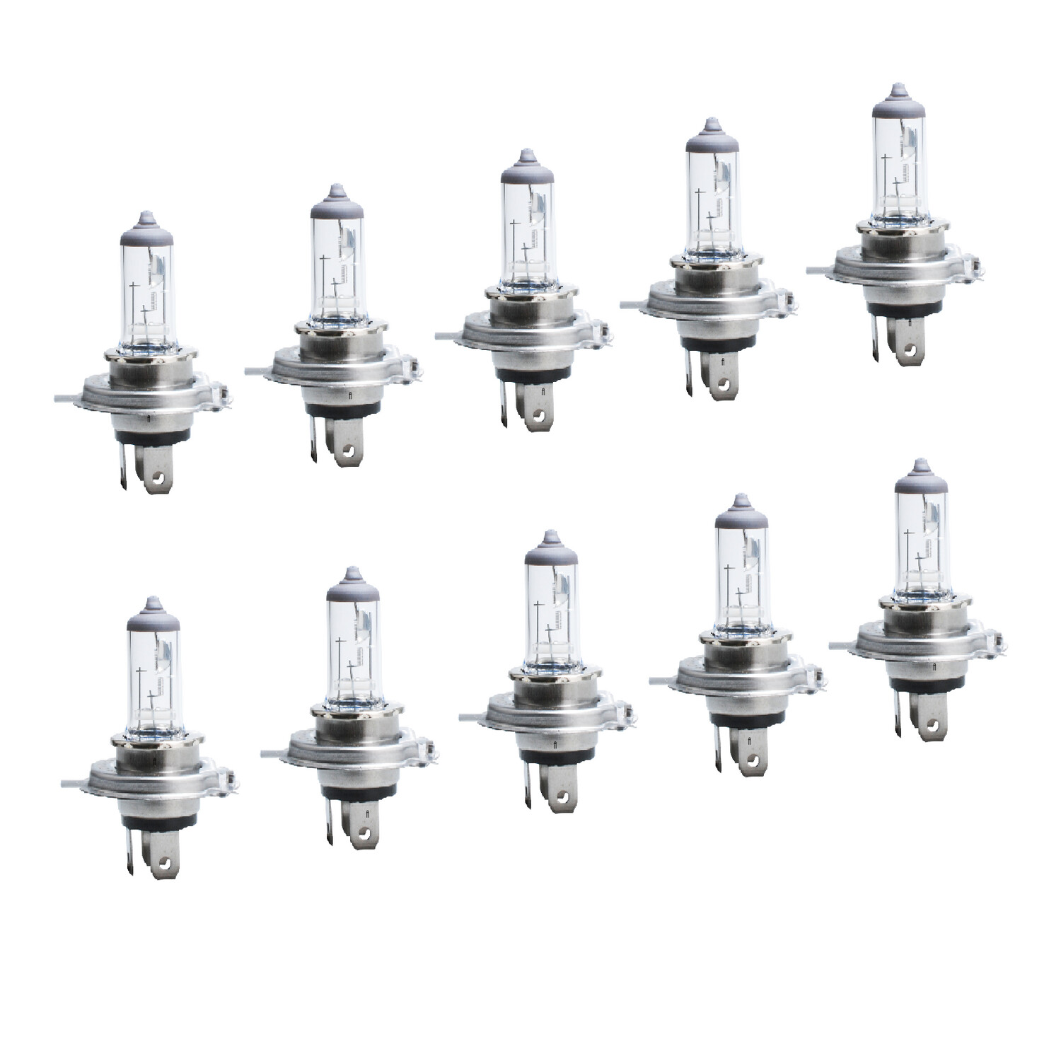 10x TECPO H4 LAMPEN SET 12V 60/50W P43t AUTOLAMPE GLÜHLAMPE BIRNEN GLÜHBIRNE