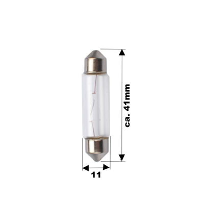 10x Soffitten C10W 12V 10W 11 x 41mm Glühlampe Autolampen Glühbirne T44h