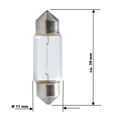 10x 12V 5W 38 mm C5W Soffitten Glühlampe Autolampen Glühbirne 77E39