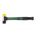 Hammer Gummi / Faser ø 30 mm profi rot / schwarz