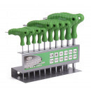 Torx T-schlüssel Set mit Wandhalterung 10 tlg. T9-T50