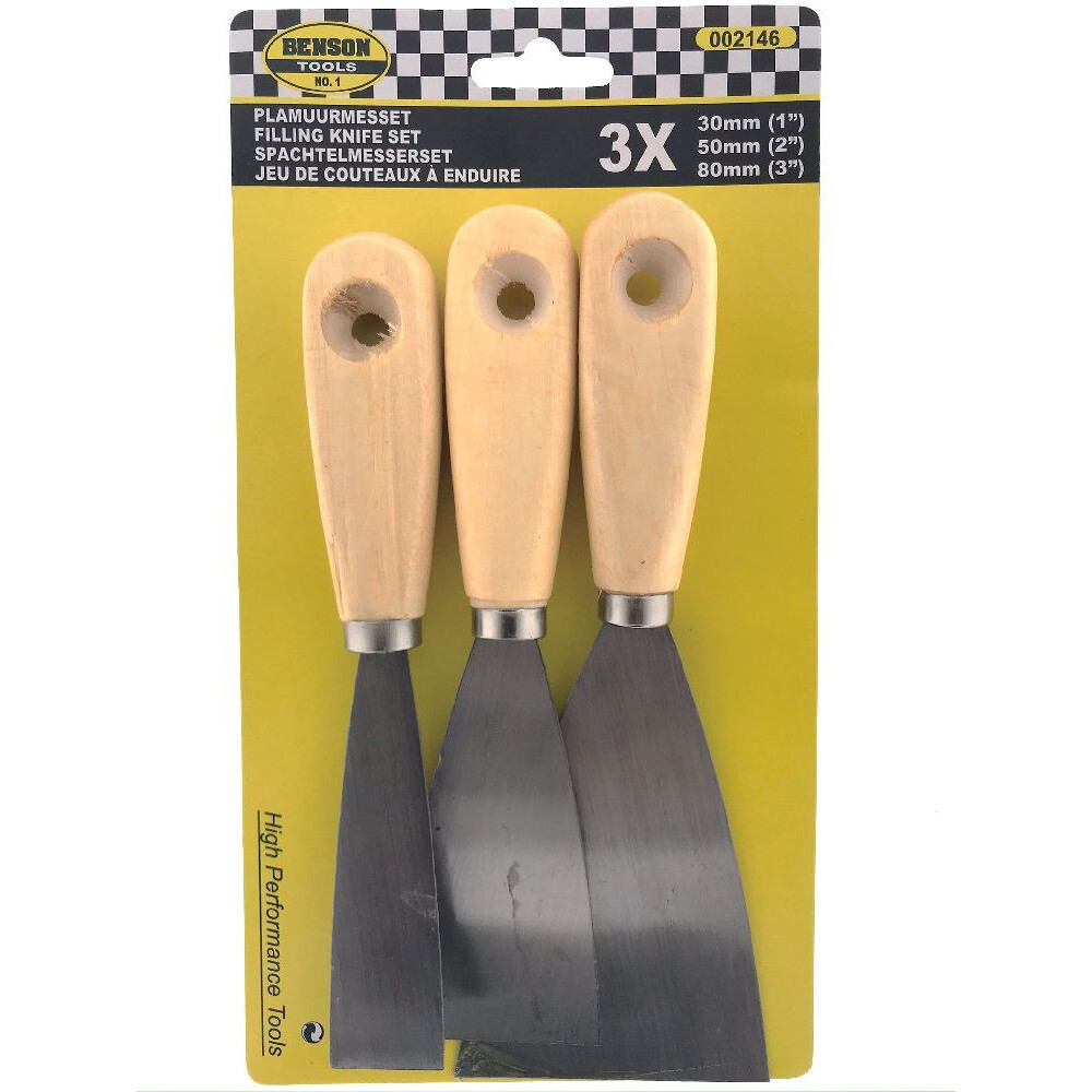Spachtelset Füllung Messer Set 3 Stück
