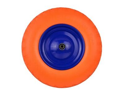 Rad für Schubkarre 4.00-8 voll PU orange /