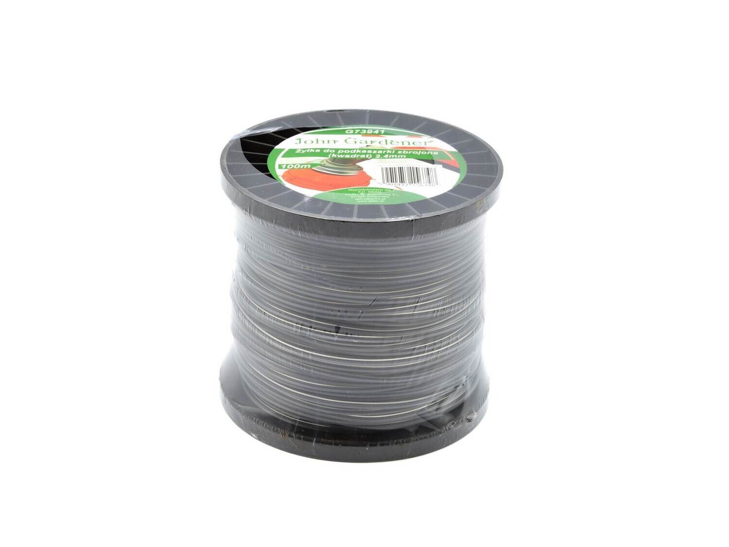 Verstärkter Trimmerfaden (quadratisch) 2,4 mm x 100 m