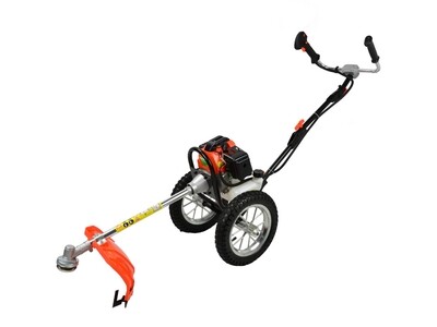 52CC Benzin-Trimmer auf Rädern