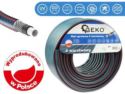 Gartenschlauch 4 Lagen 3/4&quot; 50m GEKO NEU