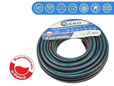 Gartenschlauch 4 Lagen 3/4&quot; 20m GEKO NEU