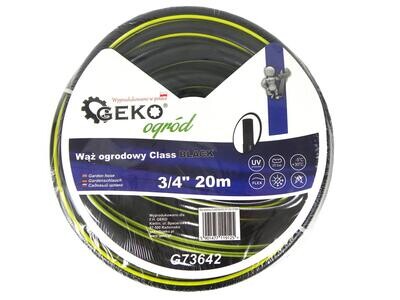 Gartenschlauch KLASSE SCHWARZ 3/4&quot; 20m GEKO