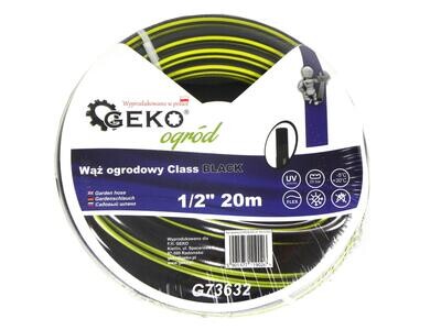 Gartenschlauch KLASSE SCHWARZ 1/2&quot; 20m GEKO