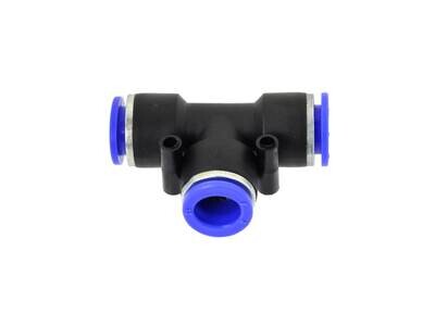 Automatische Schlauchkupplung PU / PE Typ T fi 6mm