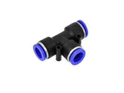 Automatische Schlauchkupplung PU / PE Typ T fi 6mm