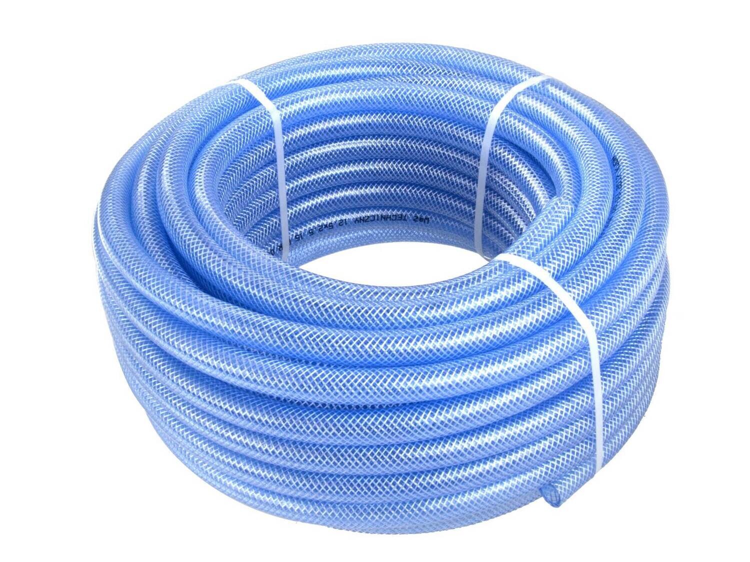 50 Meter Technischer Schlauch 12,5x3mm  für  Luft, Wasser, Öl, Heizöl usw. 12,5x3mm