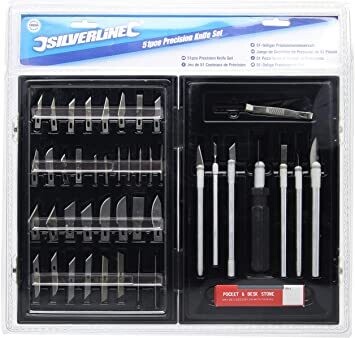 Hobbymesser, 51-tlg. Satz