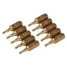 Schraubendreher-Gold-Bits, 10er-Pckg.
