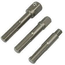 SDS-Plus-Stecknussadapter, 3-tlg. Satz