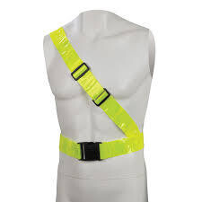 Reflektierender PVC-Warnschutzgürtel mit Schulterband