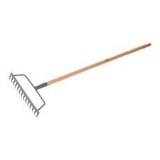 Premium-Gartenrechen aus Karbonstahl