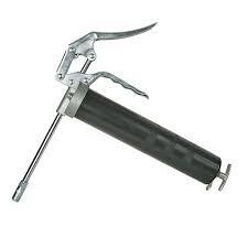 Fettpresse mit Fingerabzug