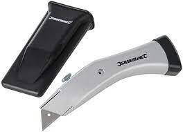 Ergonomisches Teppichmesser mit Klingenrückzug