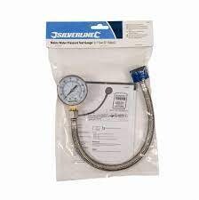 Wasserdruckmesser mit Edelstahlschlauch