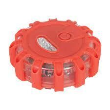 Rote Warnblinkleuchte mit 15 LEDs