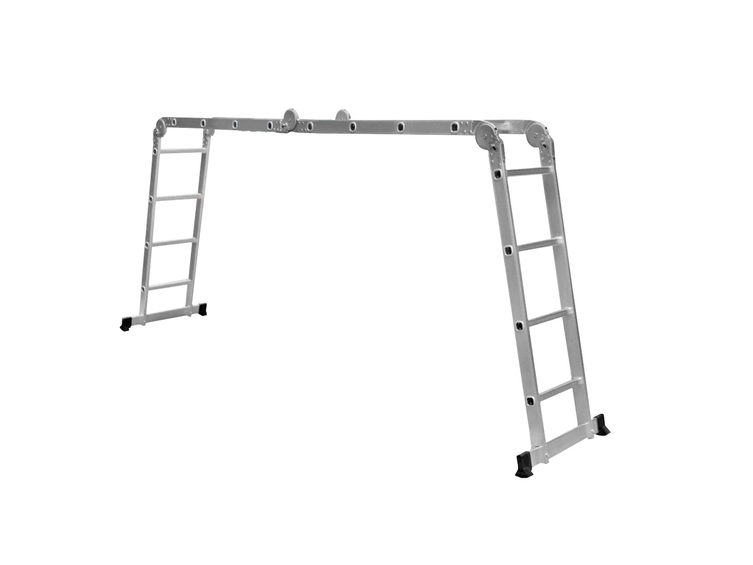 Multifunktionale Gelenkleiter 4,7 m + PodesteLeitwr