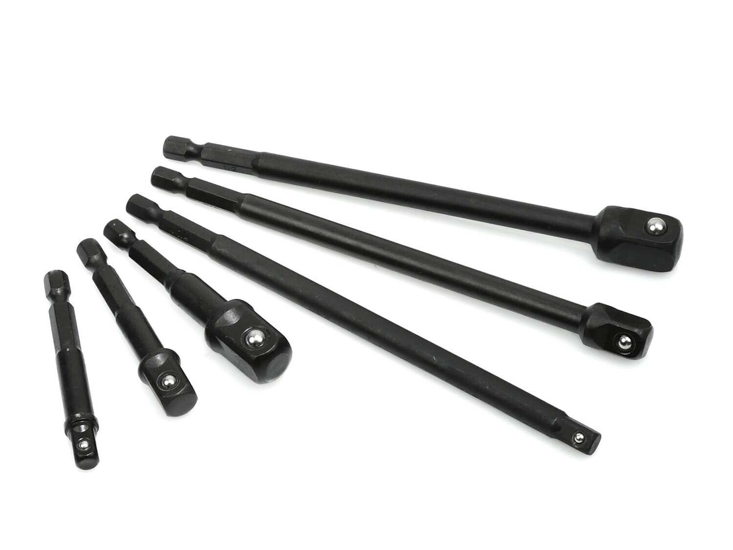 Sechskant-Schlag-Verlängerungs-Satz 1/4&quot;-1/2&quot; 6-tlg.