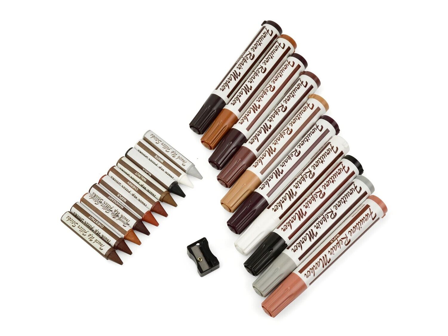 Kit zur Reparatur von Paneelen, Möbeln, Holz 21-tlg.