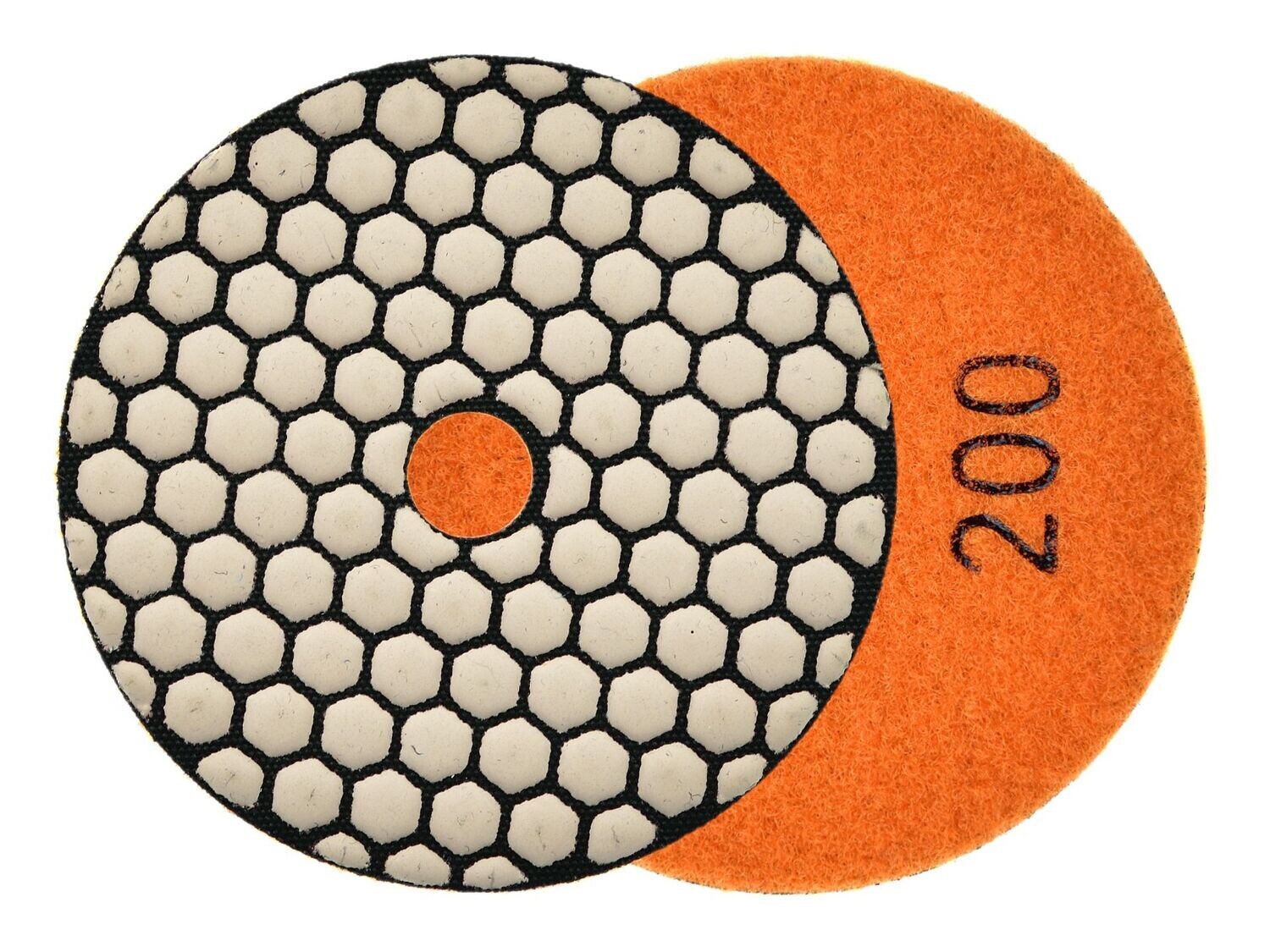 Diamant-Trockenpolierpad Polierscheibe zum Trockenschleifen100mm GR200