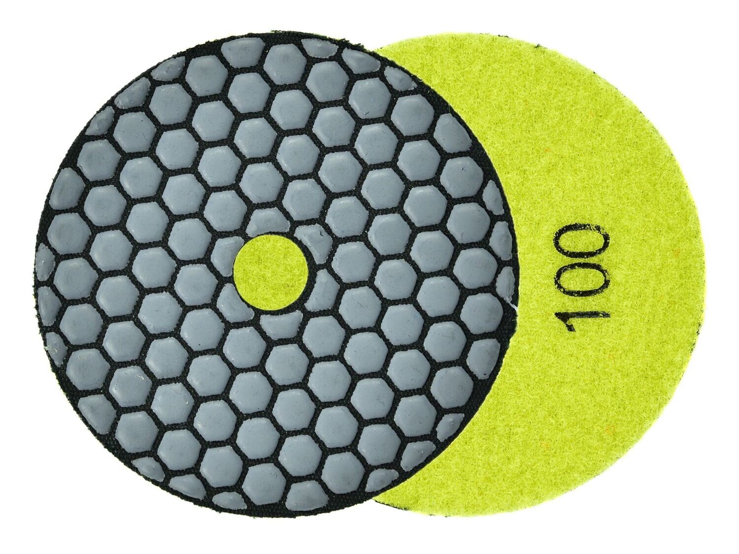 Diamant-Trockenpolierpad Polierscheibe zum Trockenschleifen100mm GR100